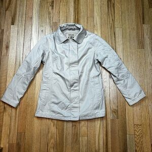 Pacific Trail Womens Outdoor Hiking Beige Jacket Cotton Blend Size Large